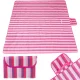 Waterproof Beach and Picnic Mat 200x200cm, Pink