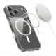 Tech-Protect Flexair Hybrid CC MagSafe dėklas, skirtas iPhone 17 Pro, skaidrus