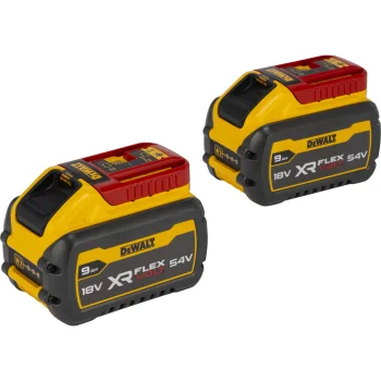 DeWalt DCB547X2-XJ 18V/54V XR FLEXVOLT akumuliatorių rinkinys (2 vnt.)
