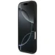 Guess Grained Big 4G & Classic Logo dėklas iPhone 17 Pro, juodas