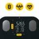 4Fizjo 1521 PRO išmaniosios svarstyklės su Bluetooth ir Wi-Fi, juodos