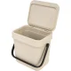 Šiukšliadėžė Brabantia Sort & Go 3L, Soft Beige