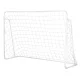 Movepro futbolo vartai su taikinio siena 180x122 cm, balti
