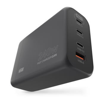 Newell GaN 240W tinklo įkroviklis su 3x USB-C ir 1x USB-A jungtimis