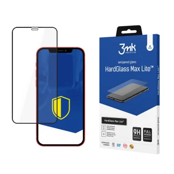 3mk HardGlass Max Lite apsauginis stiklas Apple iPhone 12 Mini, juodas