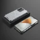Dėklas Vivo V23 5G telefonui Honeycomb su elastingu rėmeliu, skaidrus