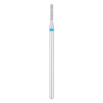 Exo Pro Diamond Nail Drill Bit, Rounded Cylinder, 1.4mm, Blue