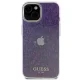 Guess iPhone 15 dėklas IML Faceted Mirror Disco Iridescent, rožinis