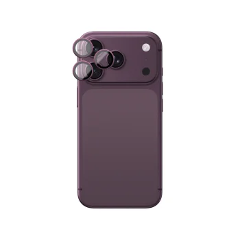 Kameros apsauginis stiklas AmazingThing Titan Vision Lens Sapphire skirtas iPhone 18 Pro / 18 Pro Max, violetinis