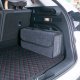 Car Trunk Organizer with Handle, black