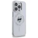 Karl Lagerfeld IML Metal Choupette Head MagSafe dėklas iPhone 14 Pro, baltas
