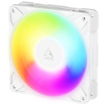 Arctic P12 PRO Reverse PWM PST A-RGB 120mm ventiliatorius, baltas