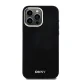 DKNY Liquid Silicone dėklas, skirtas iPhone 14 Pro Max, su MagSafe, juodas