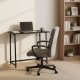 Sulankstomas kompiuterio stalas ModernHome 143007, 80x45 cm, juodas