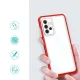 Dėklas Samsung Galaxy A73 Hybrid Armor Clear 3 in 1, raudonas