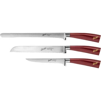 Berkel Elegance peilių rinkinys, 3 vnt., raudonas