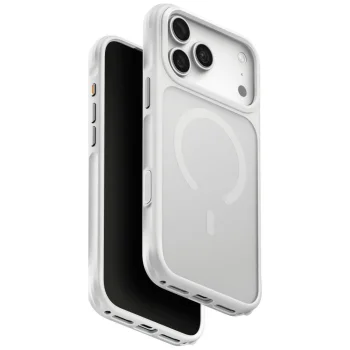 Uniq Veren MagClick dėklas skirtas iPhone 18 Pro Max / 17 Pro Max, Baltas