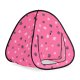Children\'s play tent igloo shape with stars, pink