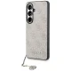 Guess 4G Classic Logo Charm MagSafe dėklas Samsung Galaxy S26, rožinis
