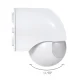 Maclean MCE203 infraraudonųjų spindulių judesio jutiklis, 180°, 12m, 1200W