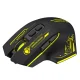 Belaidė optinė žaidimų pelė Wozinsky WMGB-1181 3200 DPI, juoda / geltona
