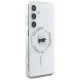 Karl Lagerfeld Button Karl Head MagSafe dėklas Samsung Galaxy S25, baltas