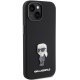Karl Lagerfeld dėklas iPhone 15 Plus / 14 Plus telefonui, juodas