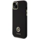 Guess Silicone Logo Strass 4G dėklas iPhone 15 Plus / 14 Plus, juodas