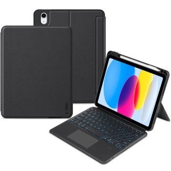 Tech-Protect SC Mag Pen dėklas su klaviatūra iPad 10.9" (2022), juodas