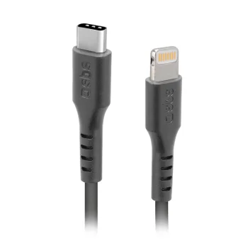 SBS TECABLELIGTC1K USB-C – Lightning laidas 1 m, juodas