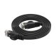 Orico PUG-C6B CAT6 RJ45 plokščias tinklo kabelis, 15m, juodas