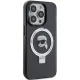 Karl Lagerfeld dėklas iPhone 15 Pro Max su Ring Stand MagSafe, juodas