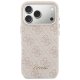 Guess 4G Script MagSafe dėklas iPhone 17 Pro telefonui, rožinis