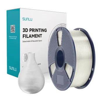3D spausdintuvo plastikas Sunlu PETG T, skaidrus