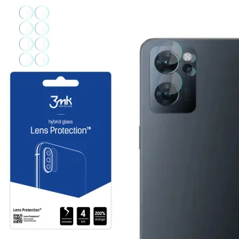 Hibridinis kameros apsauginis stiklas 3mk Lens Protection, skirtas Oppo Reno 7 5G, 6H