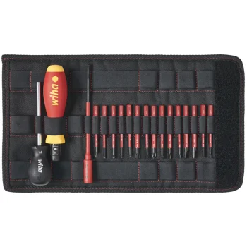 Dinamometrinio atsuktuvo rinkinys Wiha TorqueVario-S electric 2872T18, 0,8-5,0 Nm, 18 vnt.