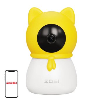 Išmanioji kūdikio auklė ZOSI C516 2.5K HD 355°