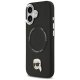 Karl Lagerfeld Karl Pin MagSafe dėklas, skirtas iPhone 17, juodas