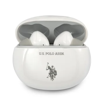 US Polo Assn. USTWS1WH TWS belaidės ausinės, baltos