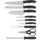 Victorinox Classic 9 dalių peilių komplektas su bloku