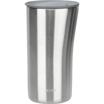 Alessi Buri termo puodelis 0,33 L, sidabrinis