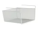 Under Shelf Hanging Metal Basket Organizer, White