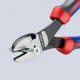 Sustiprintos šoninio kirpimo replės KNIPEX 74 02 180, 180 mm