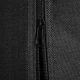 Ruhhy sulankstoma medžiaginė spinta 170x170 cm, juoda