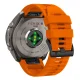 Tech-Protect silicone strap for Garmin Fenix (51 mm), orange