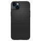 Spigen Liquid Air dėklas, skirtas iPhone 14 Plus, matinė juoda