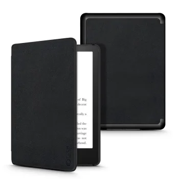 Tech-Protect SmartCase dėklas, skirtas Kindle Paperwhite 5 / Signature Edition, juodas