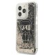 Karl Lagerfeld Liquid Glitter Gatsby dėklas iPhone 13 Pro / 13, juodas
