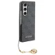 Guess 4G Charms dėklas telefonui Samsung Galaxy Z Fold5 GUHCZFD5GF4GGR, pilkas