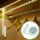 LED juosta su judesio jutikliu, 2 m, USB / AAA, šiltai balta
